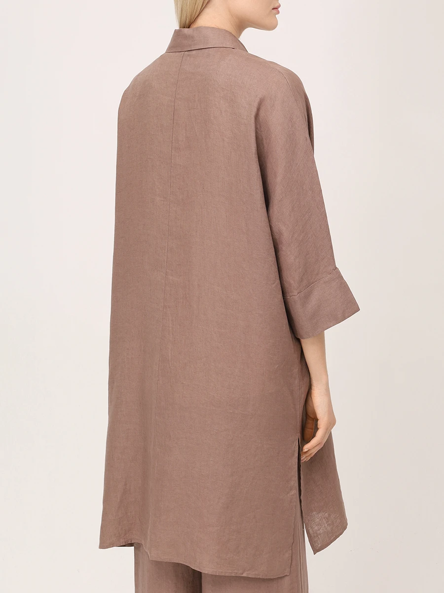 

Туника льняная, Коричневый, N2701 - 547 223