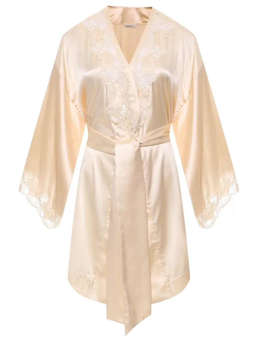 

Халат шелковый, Кремовый, DV0333 K.10/DV0370 CI.10