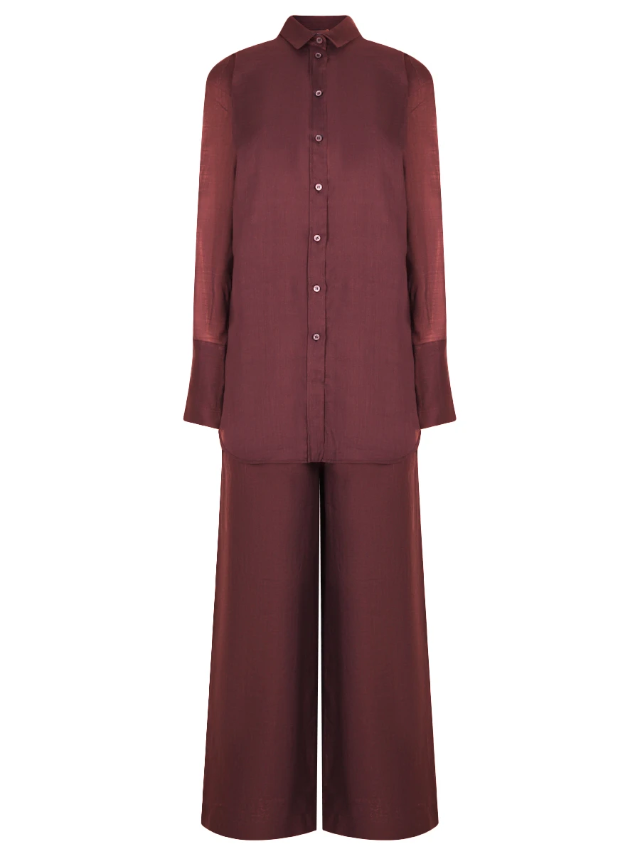 Костюм из рами LORENA ANTONIAZZI E2555CA14B/E2555PA74A-4248 495 Бордовый 