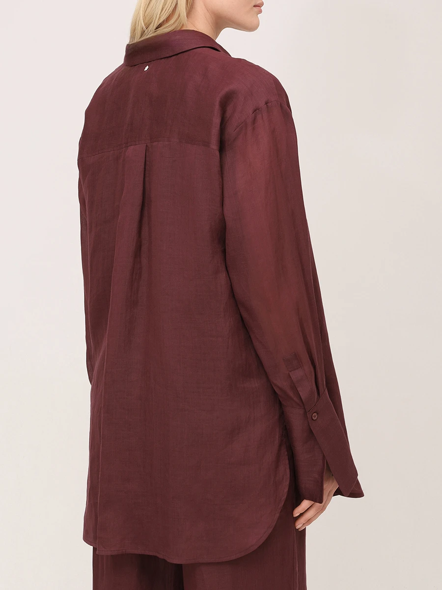 Костюм из рами LORENA ANTONIAZZI E2555CA14B/E2555PA74A-4248 495 Бордовый  Фото 3