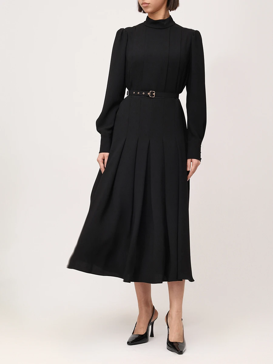Платье из вискозы ROSEVILLE AW253537M/BLK Черный  Фото 3