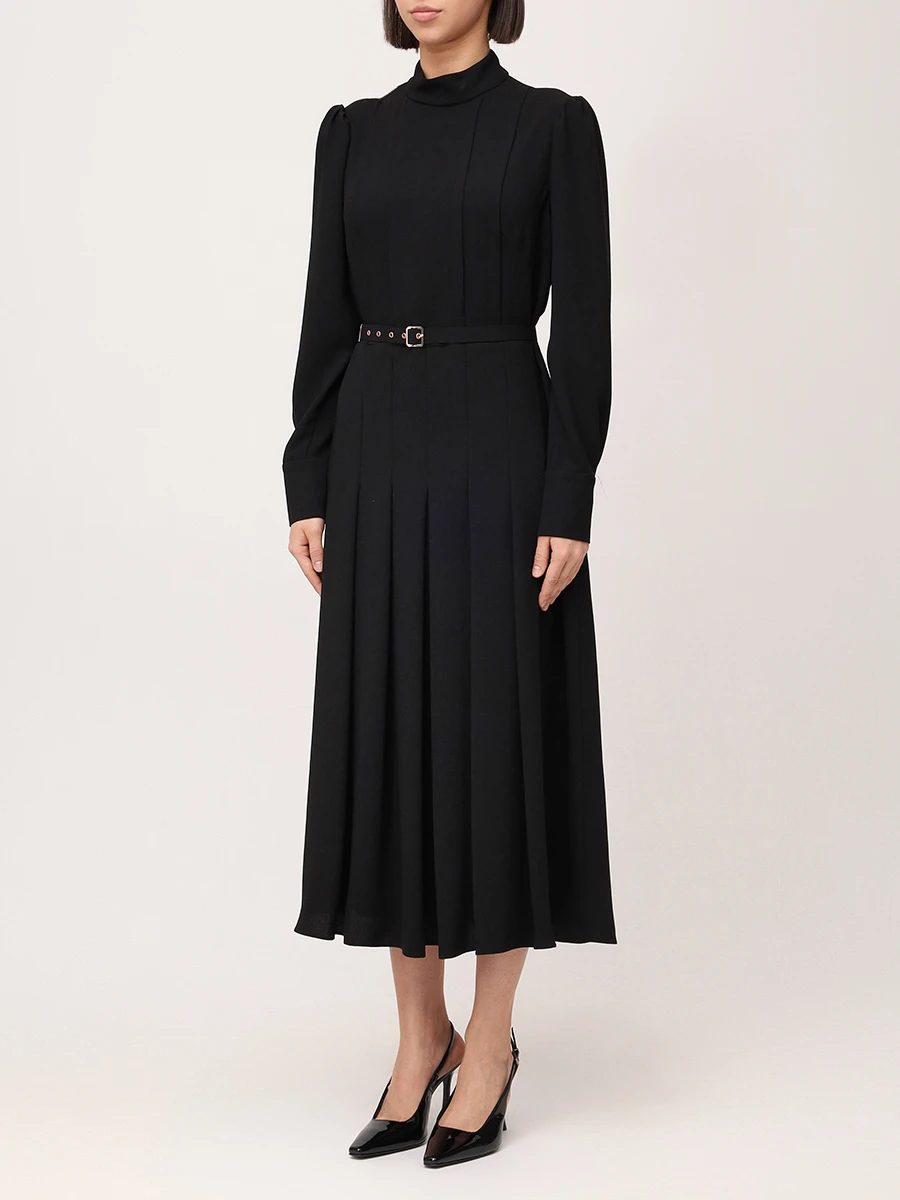 Платье из вискозы ROSEVILLE AW253537M/BLK Черный  Фото 5