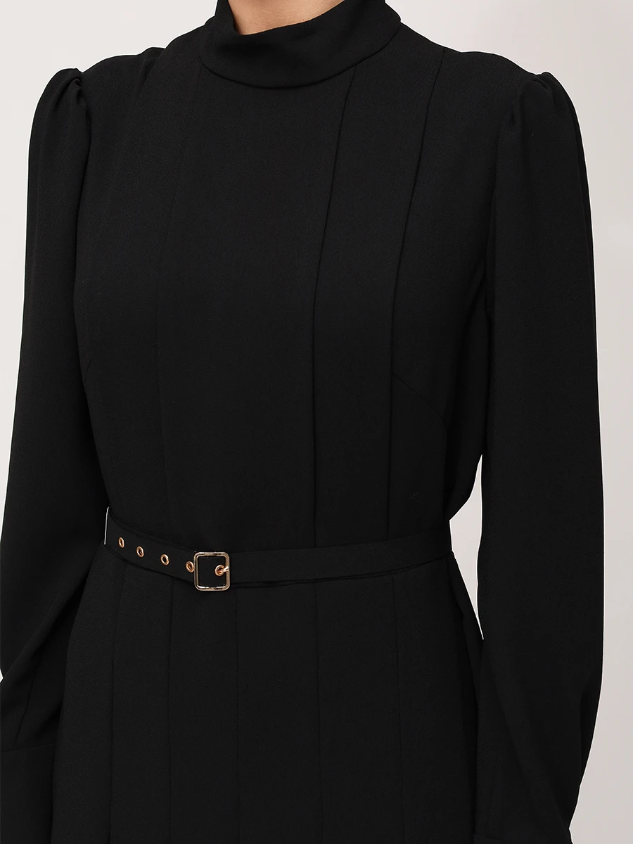 Платье из вискозы ROSEVILLE AW253537M/BLK Черный  Фото 6