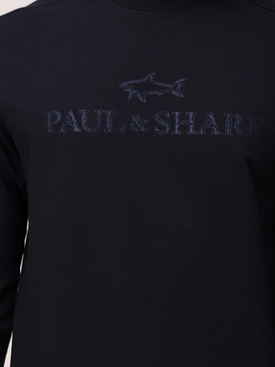 Толстовка из лиоцелла и хлопка PAUL & SHARK 25411881/050 Принт  Фото 5