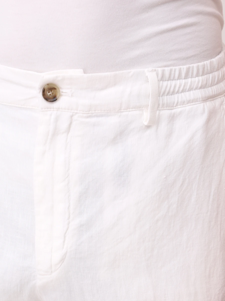 

Брюки льняные, Белый, 25414041/010