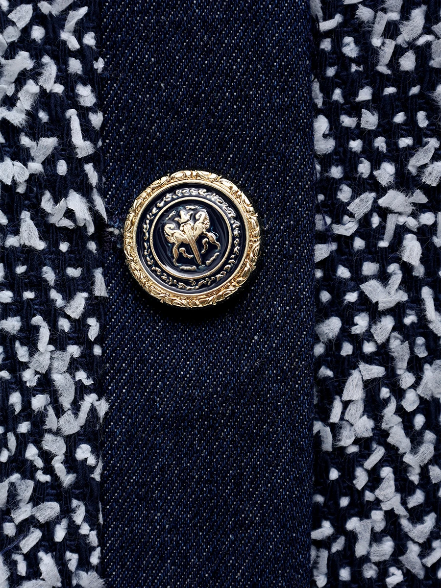 Жакет хлопковый ROSEVILLE AW254254M/NAVY Синий  Фото 6