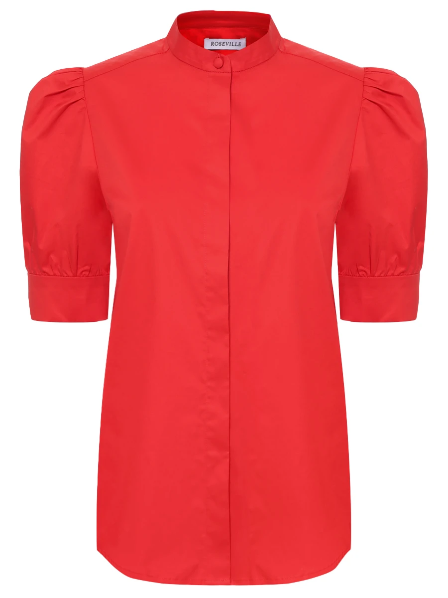 

Блуза хлопковая, Красный, SS252858M/RED