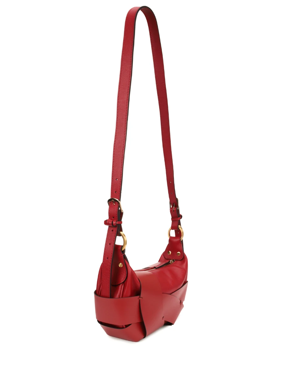 Сумка кожаная Vale MISA BAGS Вале Бордовый  Фото 3