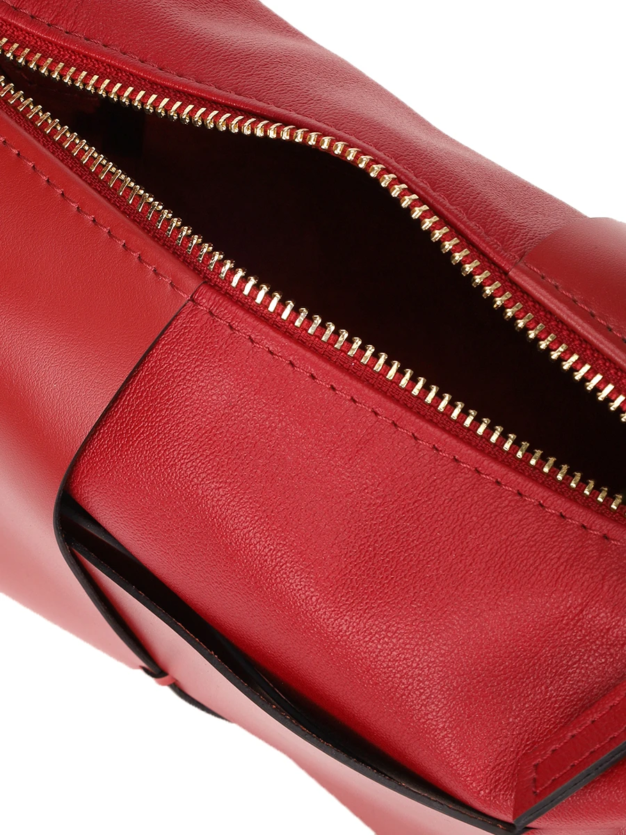 Сумка кожаная Vale MISA BAGS Вале Бордовый  Фото 4