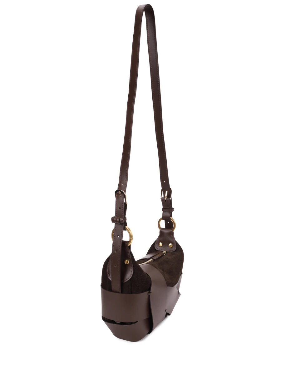 Сумка кожаная Vale MISA BAGS Вале шоколад Коричневый  Фото 4