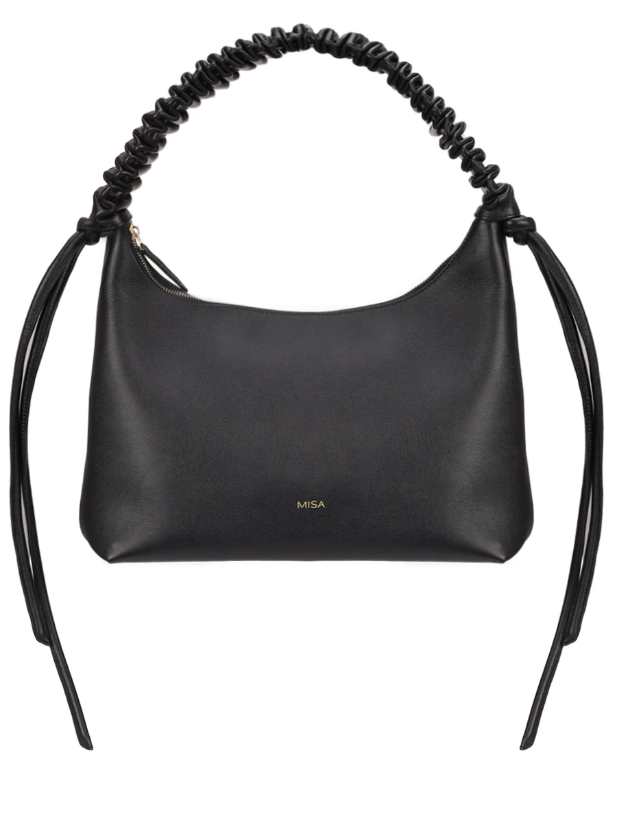 Сумка кожаная Banana MISA BAGS Банана Макси Черный 