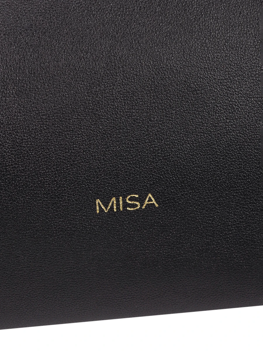 Сумка кожаная Banana MISA BAGS Банана Макси Черный  Фото 6
