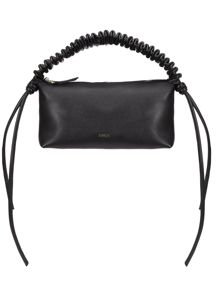 Сумка кожаная Banana MISA BAGS Банана Мини Черный 