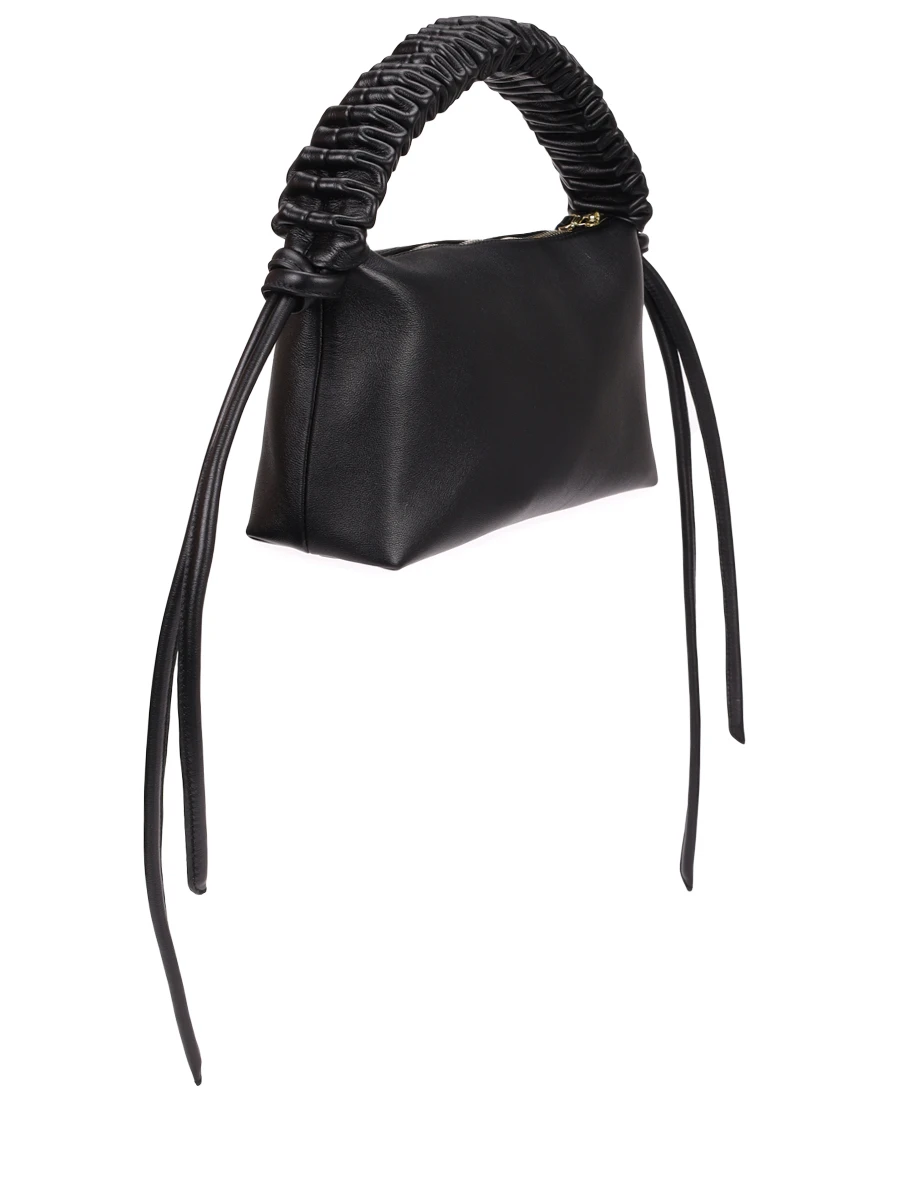 Сумка кожаная Banana MISA BAGS Банана Мини Черный  Фото 4
