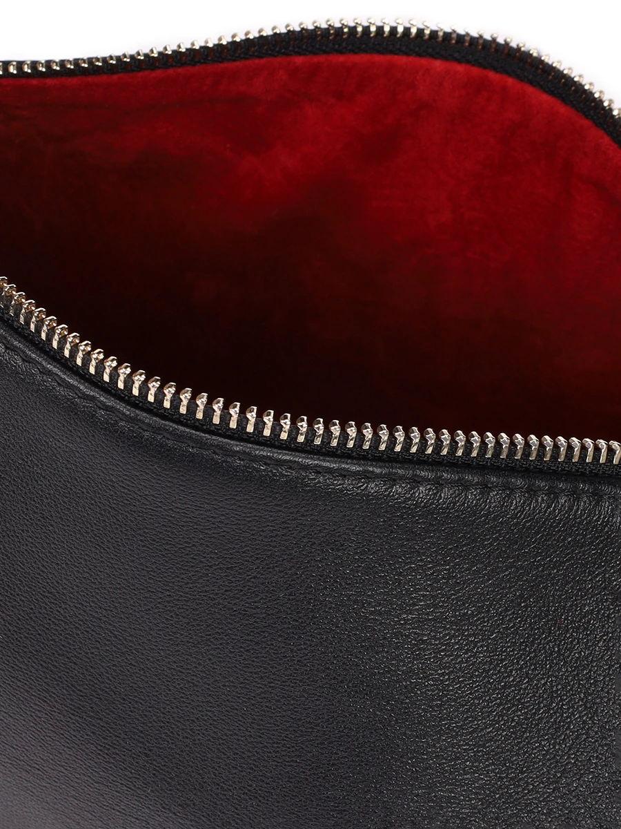 Сумка кожаная Banana MISA BAGS Банана Мини Черный  Фото 5