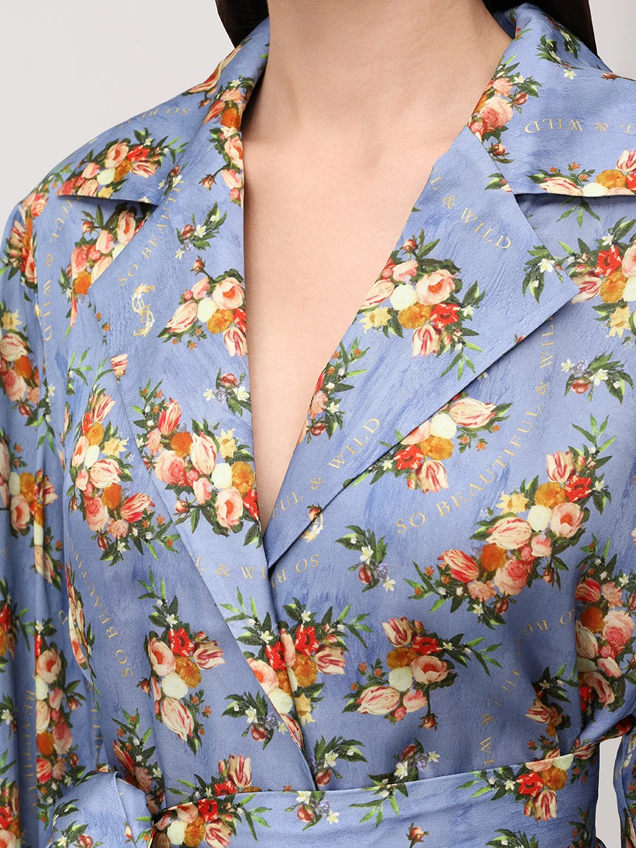 Костюм из вискозы SO BEAUTIFUL & WILD 888999025155 Цветочный принт  Фото 6