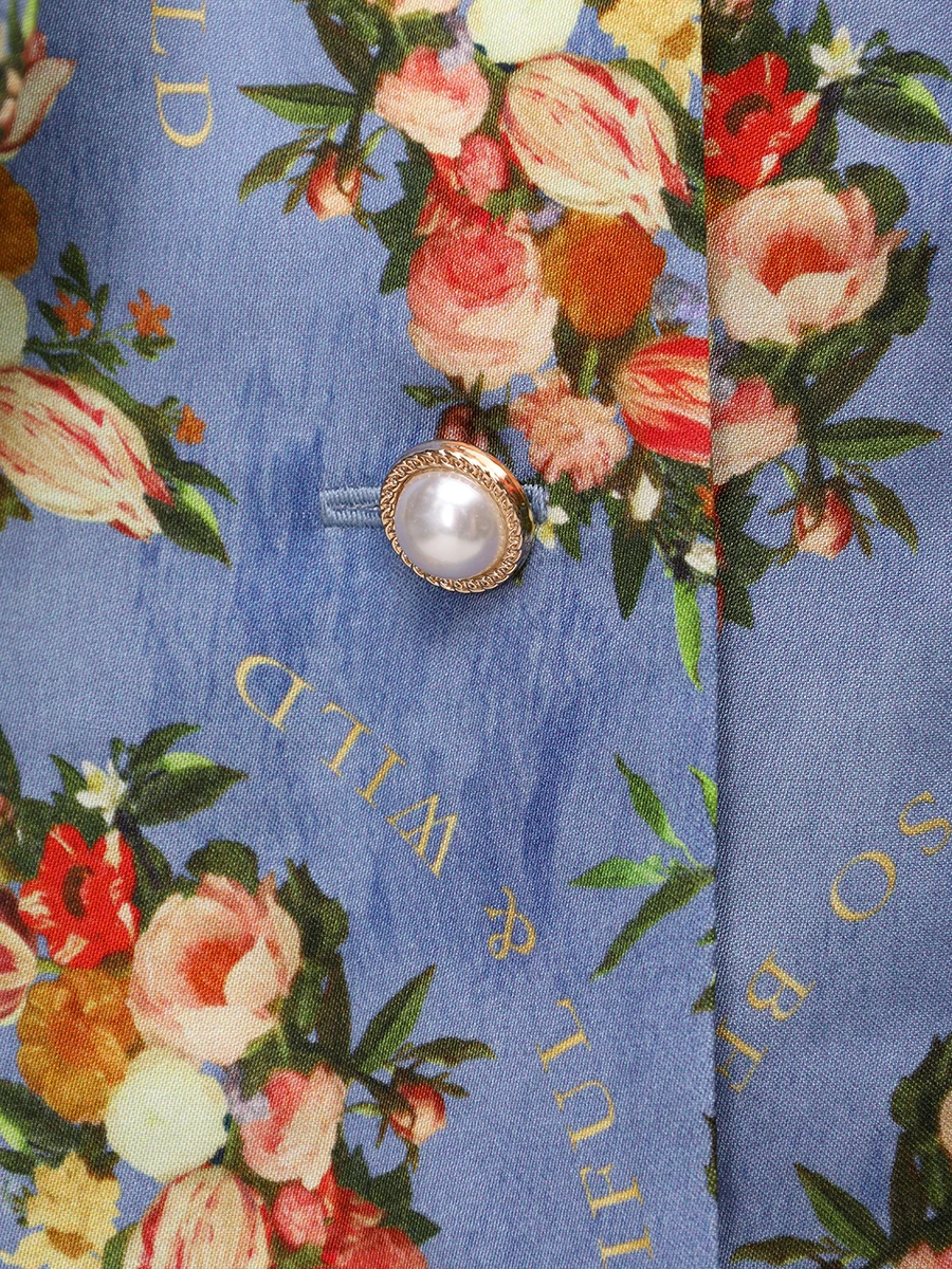 Костюм из вискозы SO BEAUTIFUL & WILD 888999025155 Цветочный принт  Фото 7