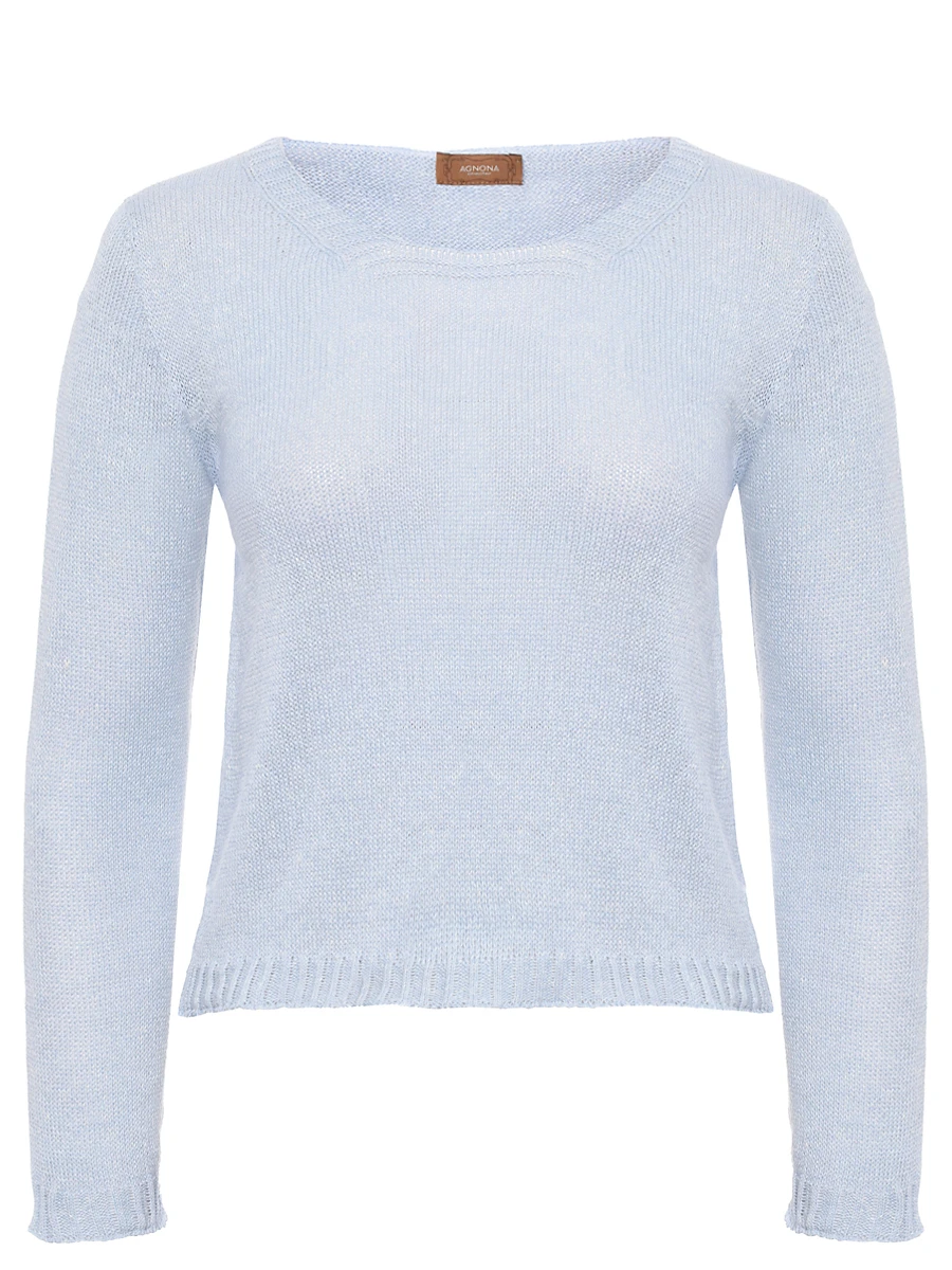 

Джемпер из кашемира и льна, Голубой, K10702-U-4Q080U A13 /