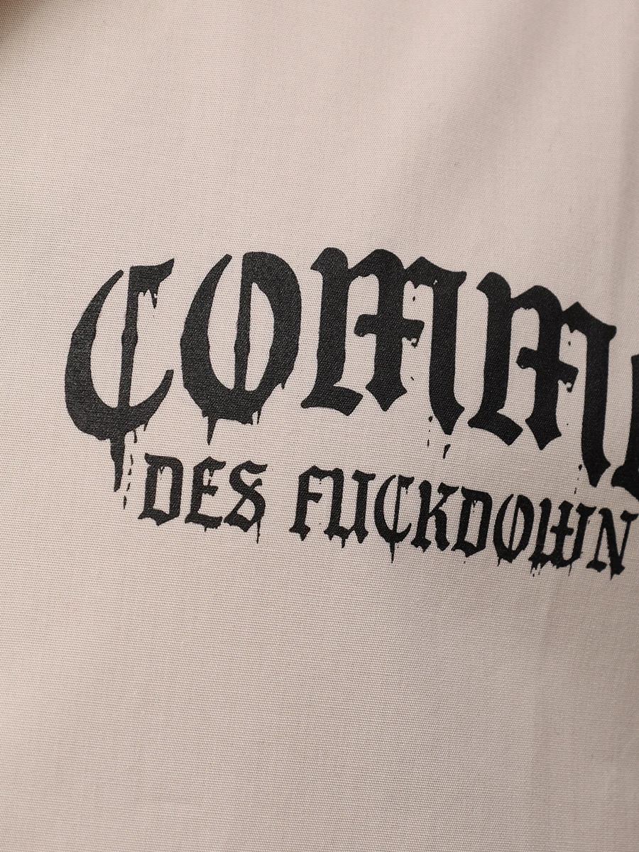 Рубашка хлопковая COMME DES FUCKDOWN CFABM01548 SAFARI Коричневый  Фото 6