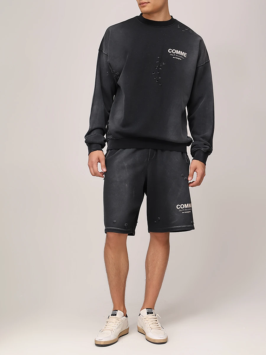 Толстовка хлопковая COMME DES FUCKDOWN CFABM01531 NERO Черный  Фото 2