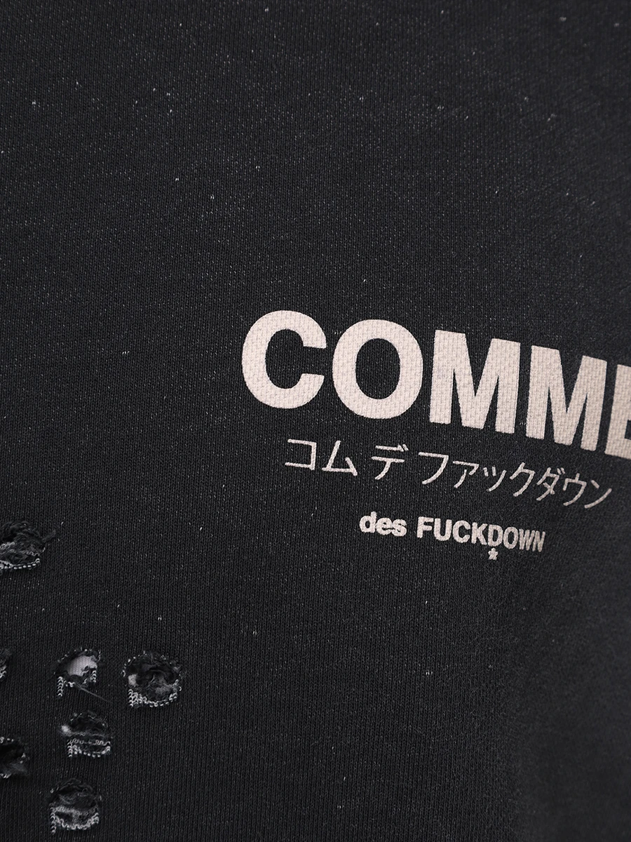 Толстовка хлопковая COMME DES FUCKDOWN CFABM01531 NERO Черный  Фото 6