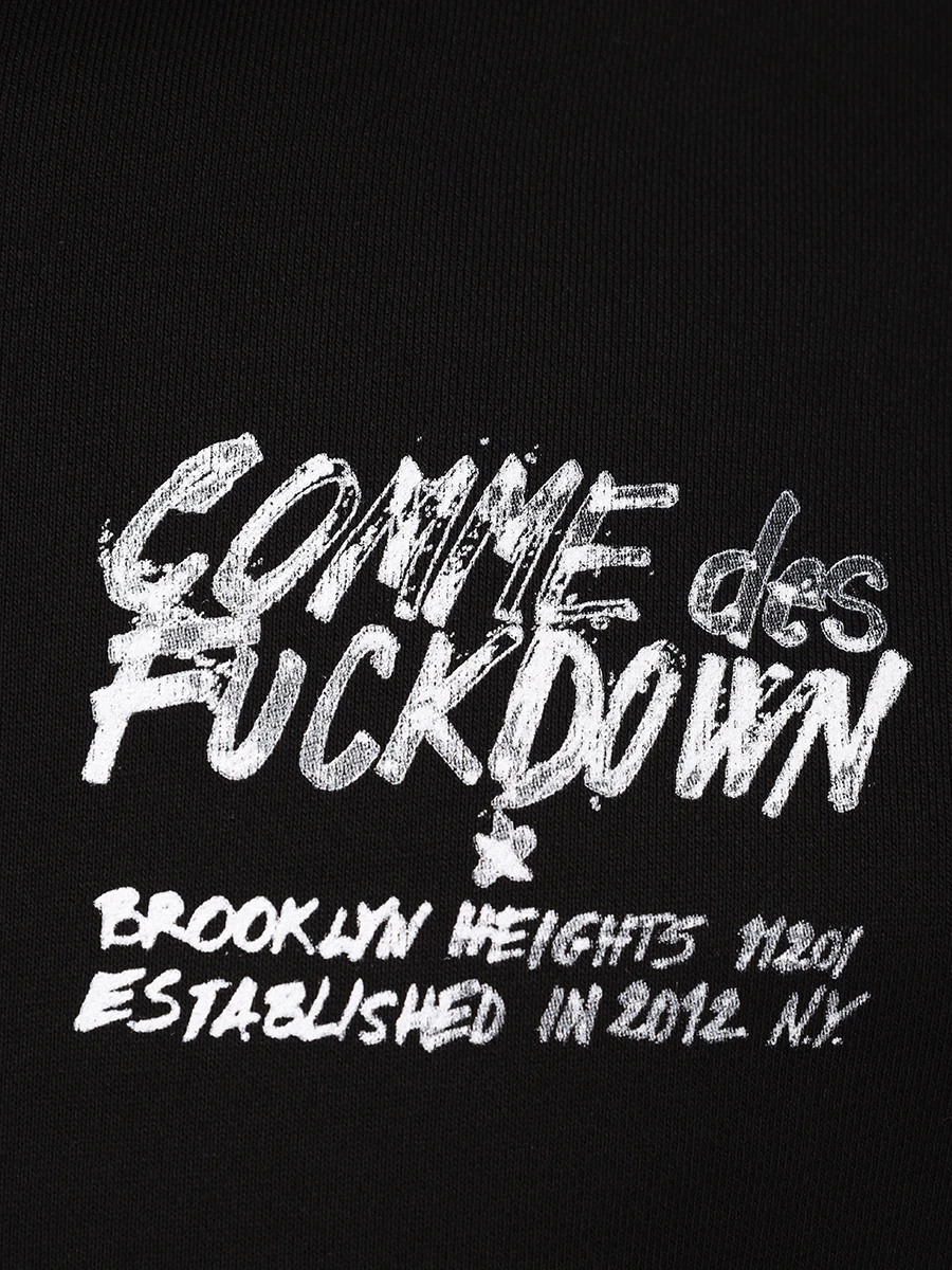 Худи хлопковое COMME DES FUCKDOWN CFABM01520 NERO Черный  Фото 6