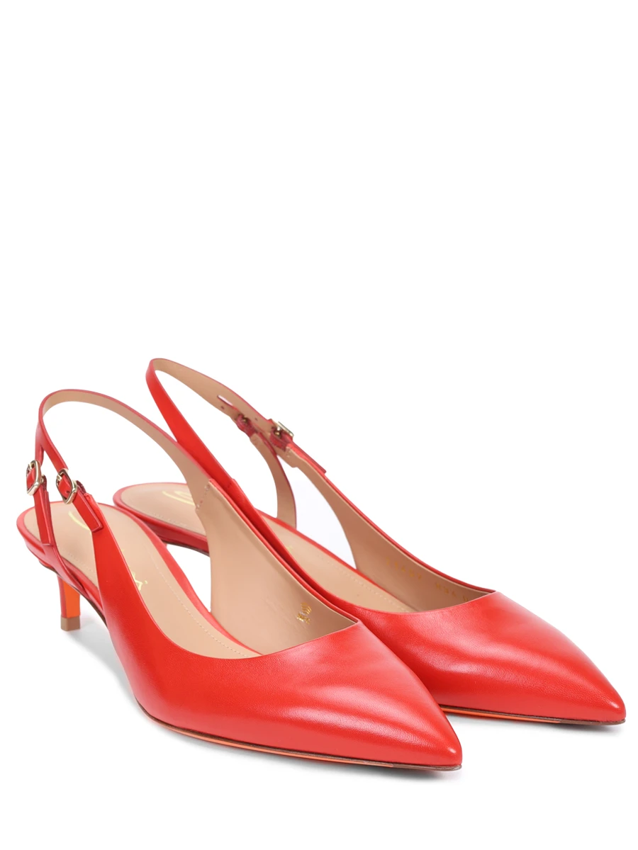 Туфли кожаные SANTONI WDLG71407HA2NSZAR34 Красный  Фото 2
