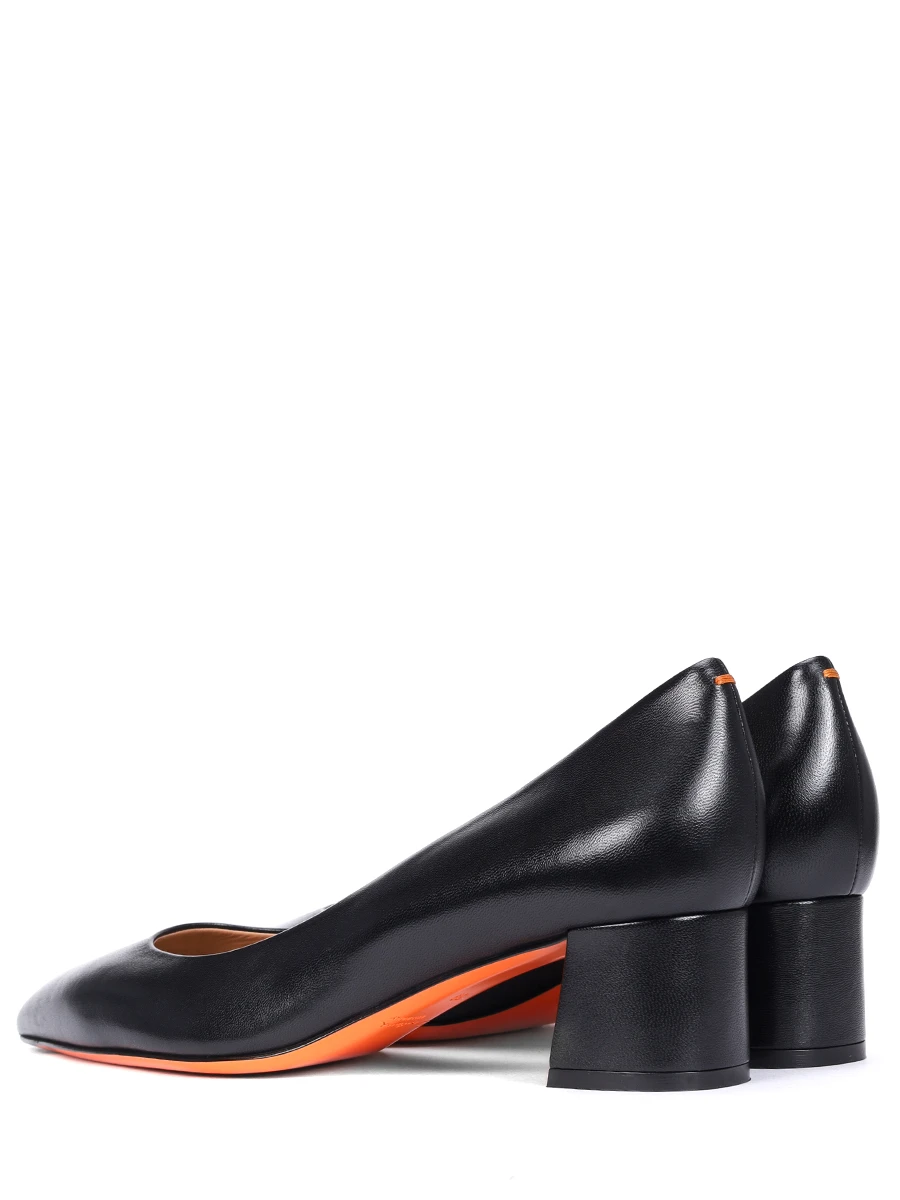 Туфли кожаные SANTONI WDZG71575HA2NSZAN01 Черный  Фото 4