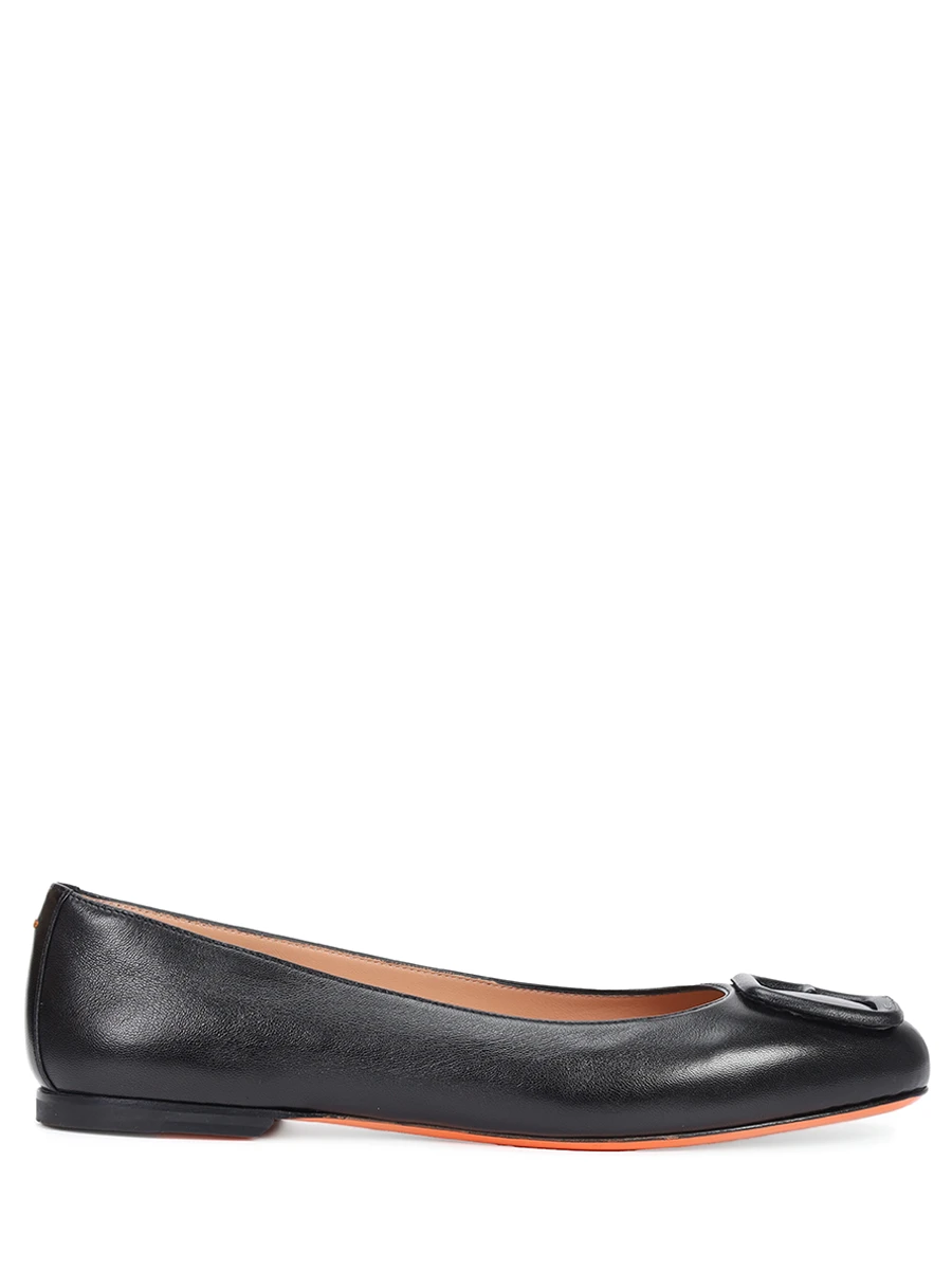 Балетки кожаные SANTONI WAAG71490KA1NKEDN01 Серый 