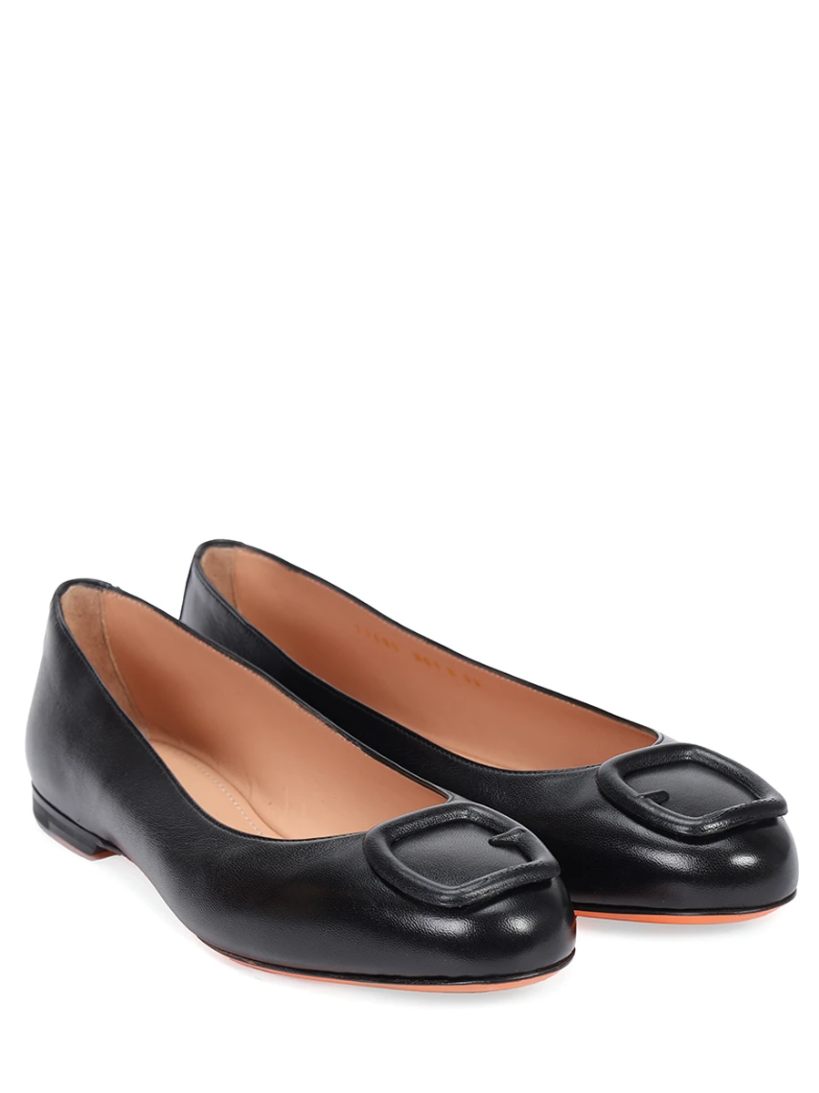 Балетки кожаные SANTONI WAAG71490KA1NKEDN01 Серый  Фото 2
