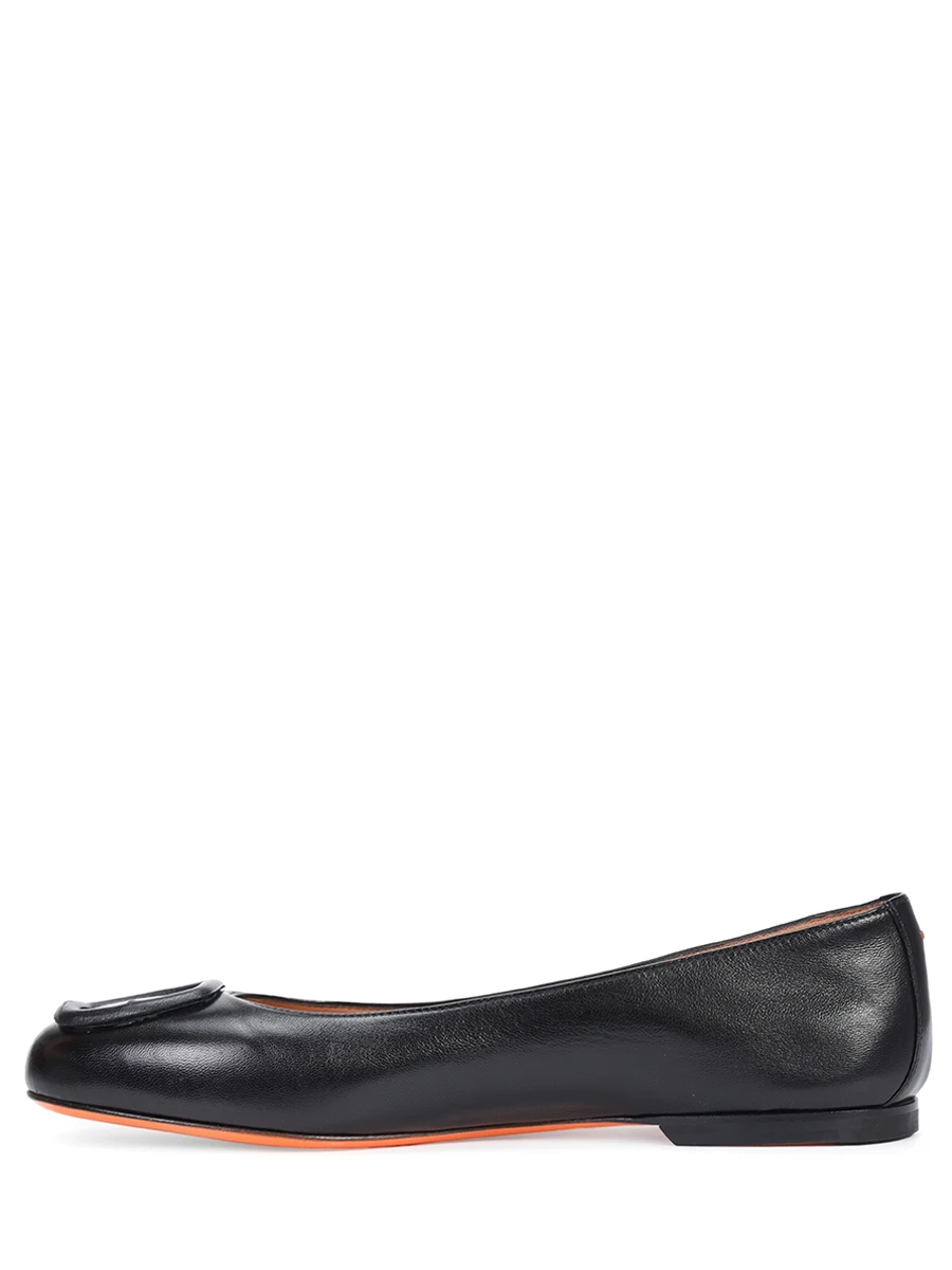 Балетки кожаные SANTONI WAAG71490KA1NKEDN01 Серый  Фото 3
