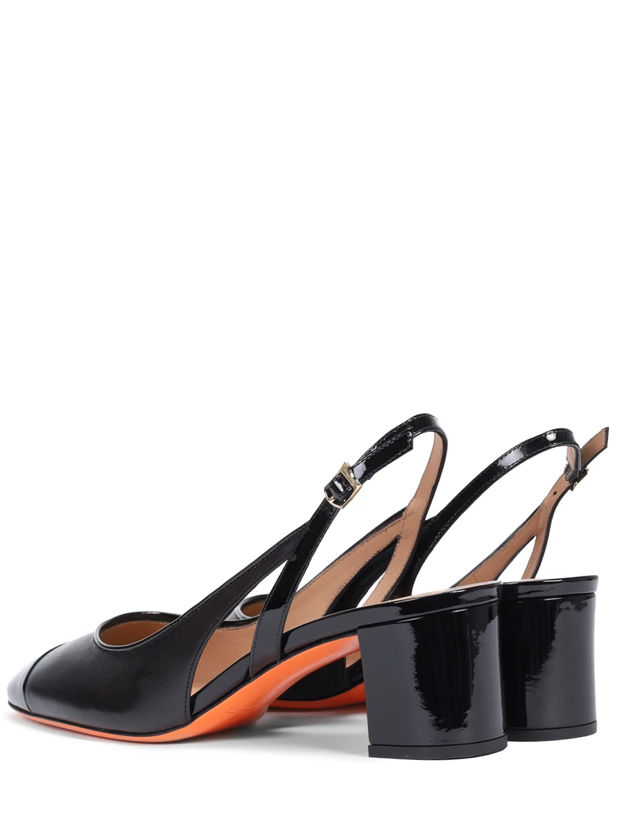 Туфли кожаные SANTONI WDNG71546HA2NOGON01 Черный  Фото 4
