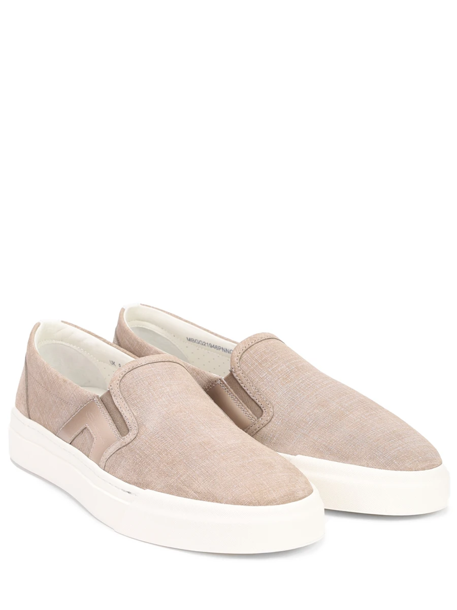 Слипоны текстильные SANTONI MBGG21946PNNGFCTM50 Бежевый  Фото 2