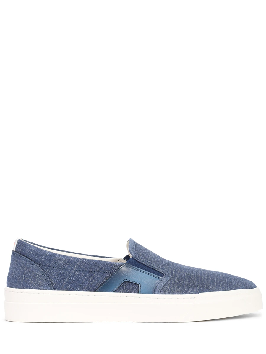 Слипоны текстильные SANTONI MBGG21946PNNGFCTU45 Деним 
