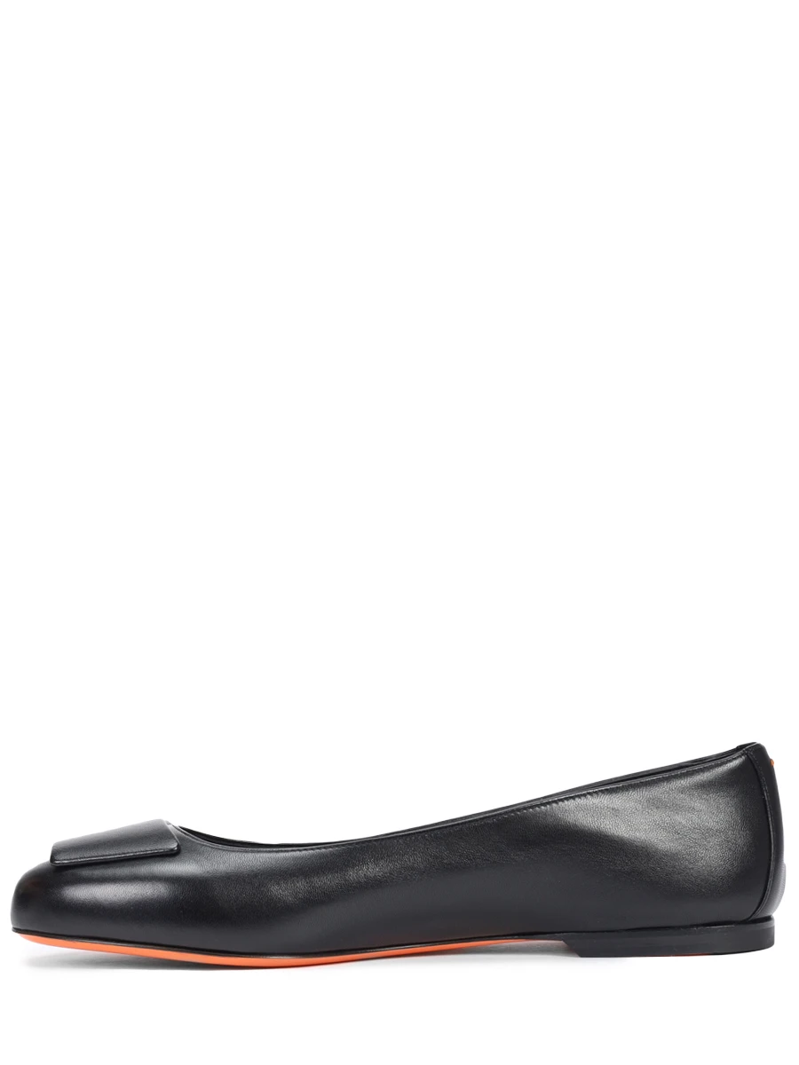 Балетки кожаные SANTONI WAAG71441KA1TSZAN01 Черный  Фото 3