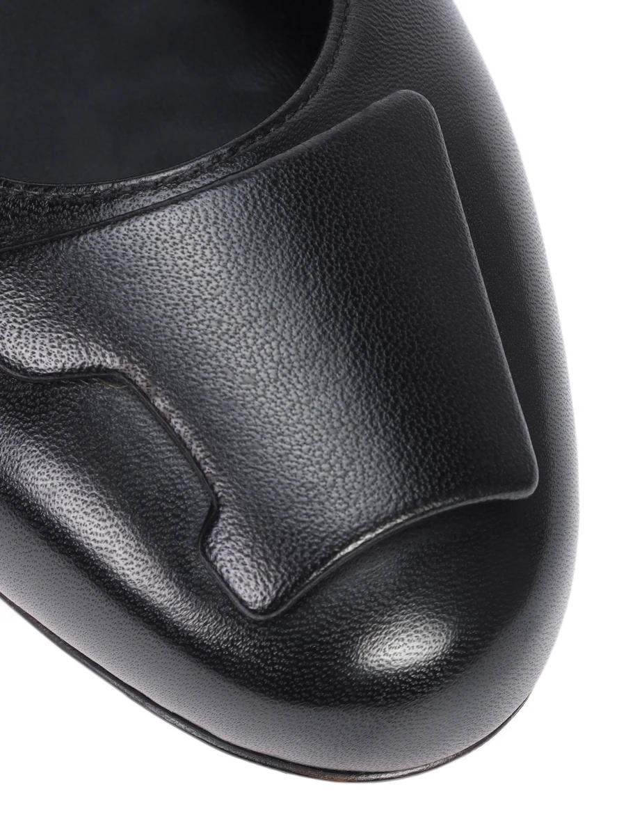 Балетки кожаные SANTONI WAAG71441KA1TSZAN01 Черный  Фото 5