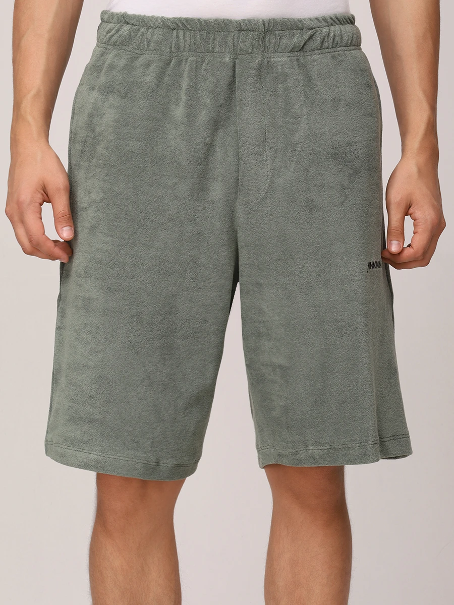 Шорты хлопковые HINNOMINATE HMABM01342 MUSCHIO Хаки  Фото 4