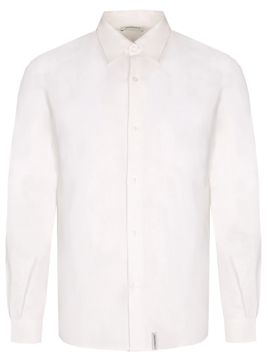 Рубашка из вискозы и льна HINNOMINATE HMABM01347 BIANCO Белый 