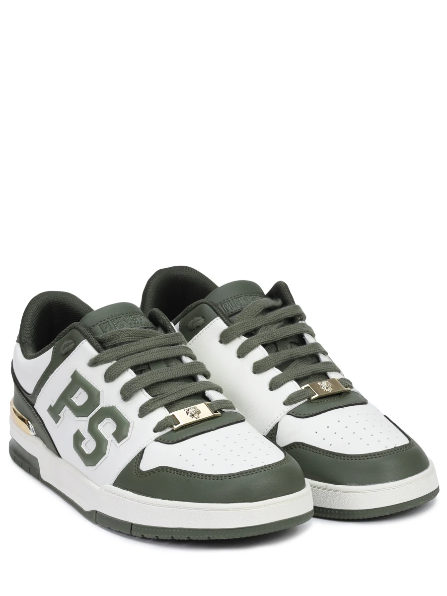 Кеды из экокожи PLEIN SPORT USC0737/65 Хаки  Фото 2