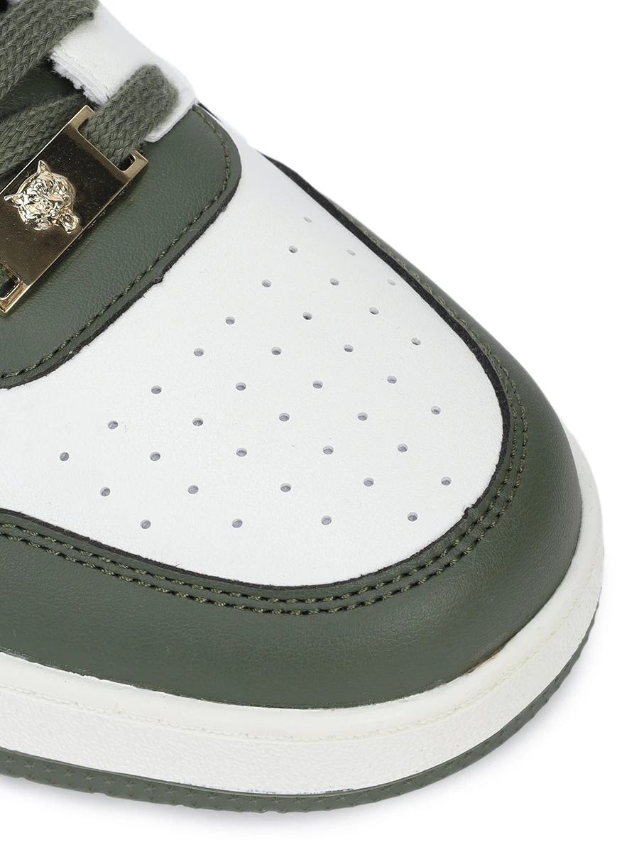 Кеды из экокожи PLEIN SPORT USC0737/65 Хаки  Фото 5