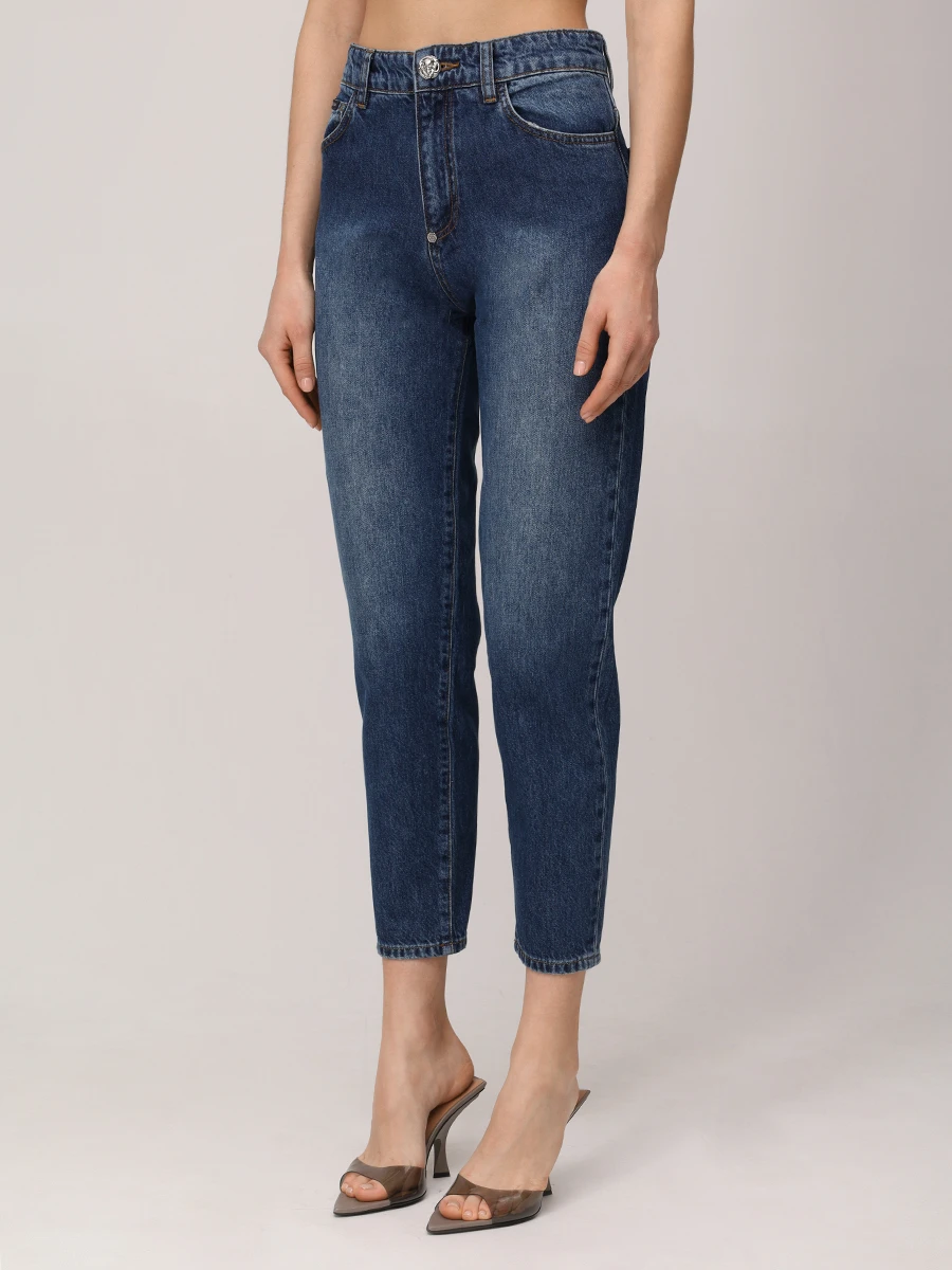 Джинсы хлопковые PHILIPP PLEIN WDT2746/08HS Деним  Фото 4