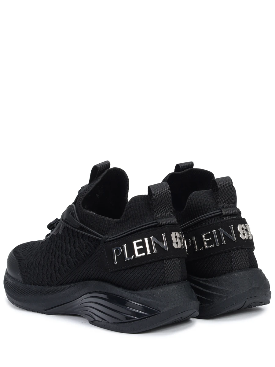 Кроссовки текстильные PLEIN SPORT USC0751/02 Черный Черный  Фото 4