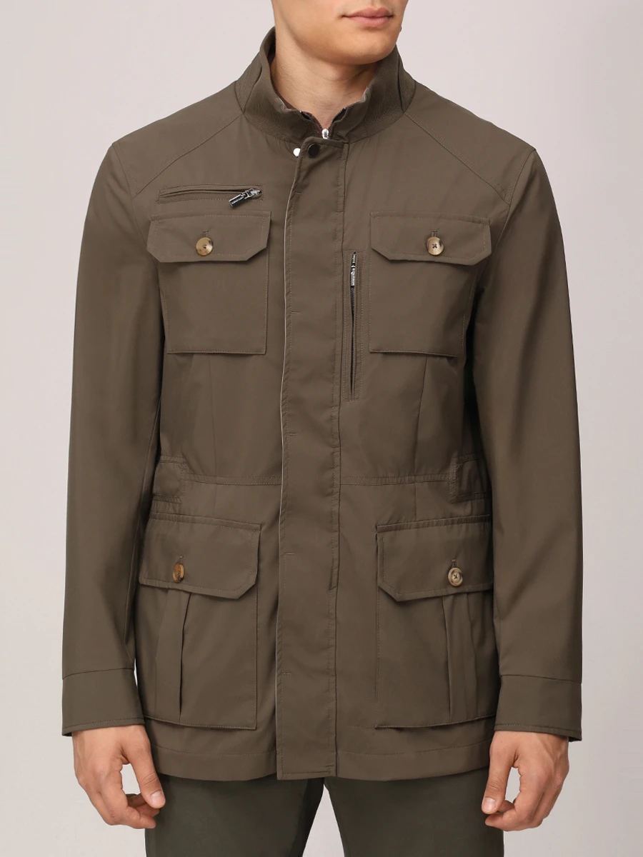 Куртка однотонная HETTABRETZ 251HRT7200 Z0036 1636 Зеленый  Фото 4