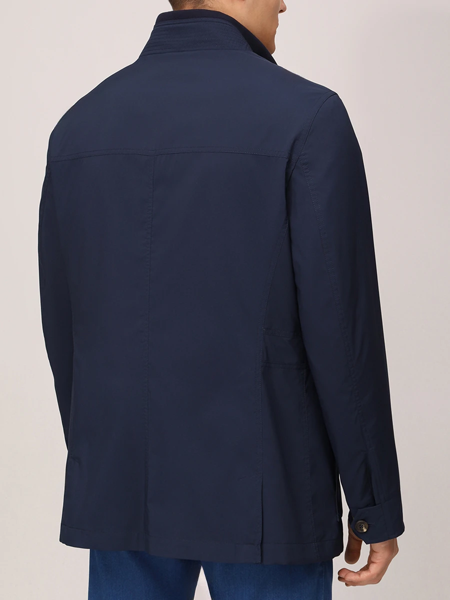 Куртка однотонная HETTABRETZ 251HRT7200 Z0036 1409 Синий  Фото 3