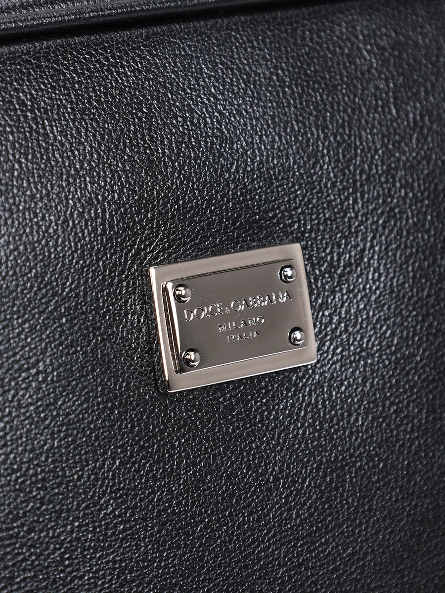 Сумка кожаная DOLCE & GABBANA BM2441AV956 80999 Черный  Фото 4