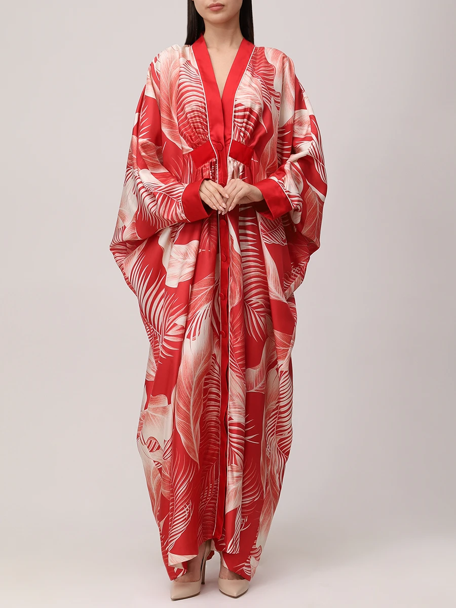 Платье шелковое F.R.S FOR RESTLESS SLEEPERS AB06322-TE00844 428 Принт  Фото 2