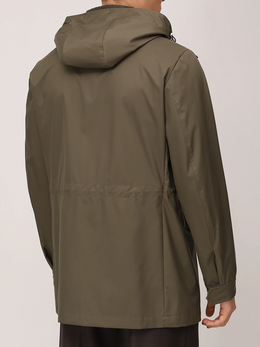 Куртка однотонная KITON UW2068V0832F02001 Зеленый  Фото 3