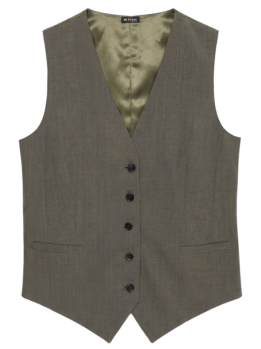 Жилет шерстяной KITON