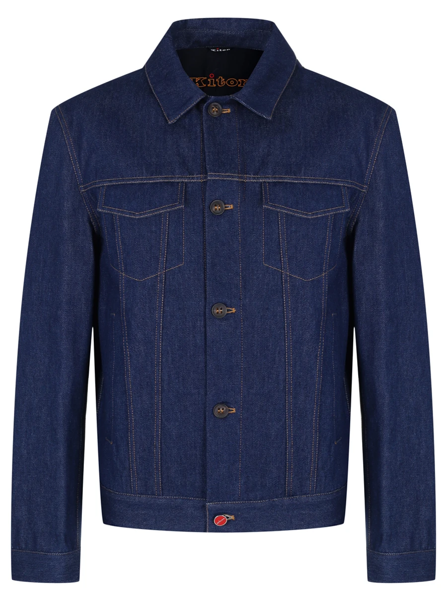 Куртка джинсовая KITON UW2095V0859F01007 Синий 