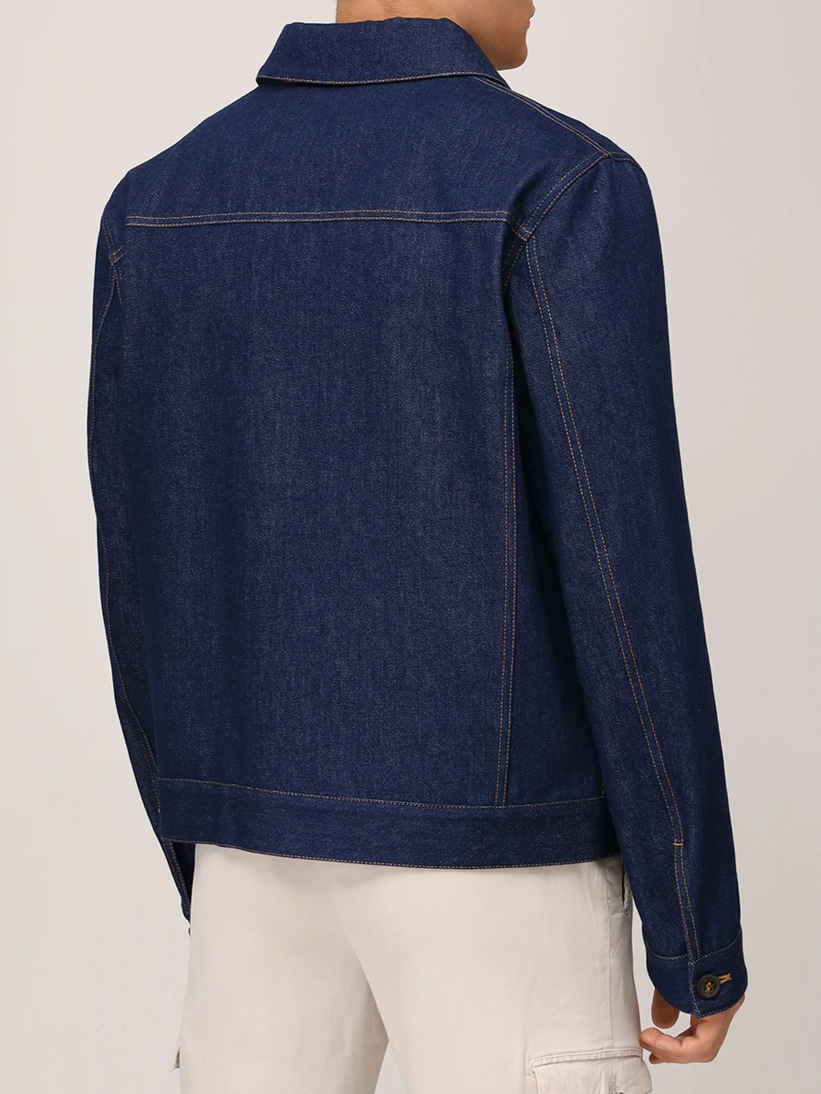 Куртка джинсовая KITON UW2095V0859F01007 Синий  Фото 3